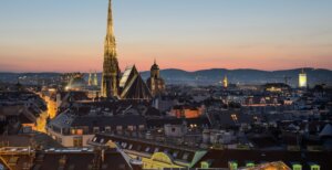 Wohnimmobilie der EV Digital Invest AG mit atemberaubendem Blick über Wien